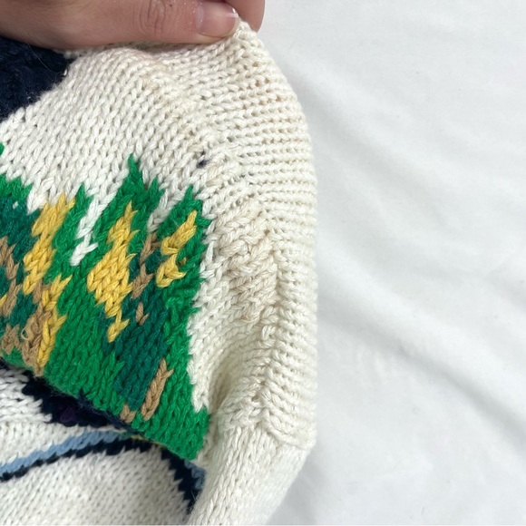 Vintage The Eagle’s Eye Welch’s Concord Grape Jelly Button Up Cardigan Sweater - Picture 10 of 12